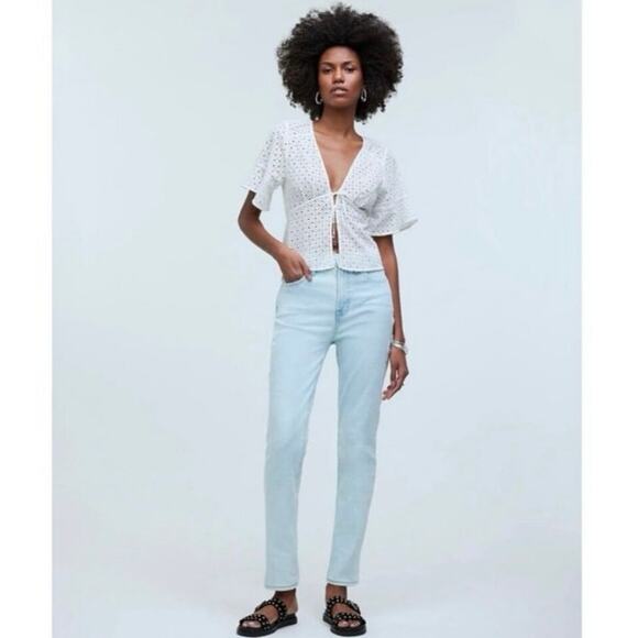 Madewell Denim - Madewell The Perfect Vintage Jean Light Wash High Rise Straight Leg 26 EUC